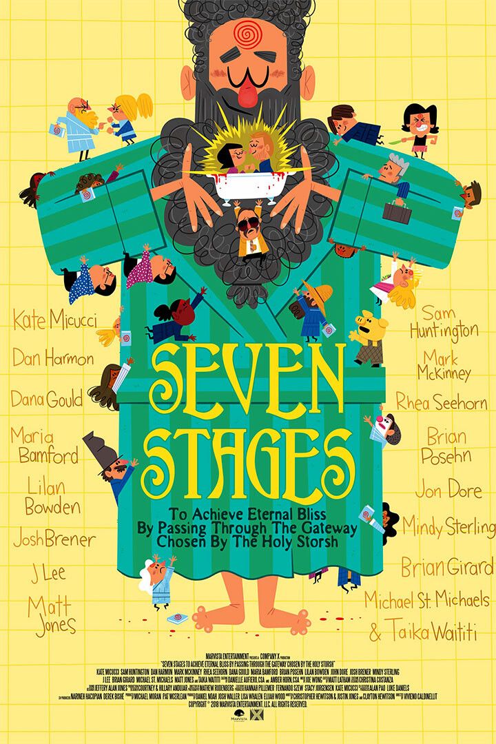 Seven Stages To Achieve Eternal Bliss Movie Print Jigsaw Puzzle