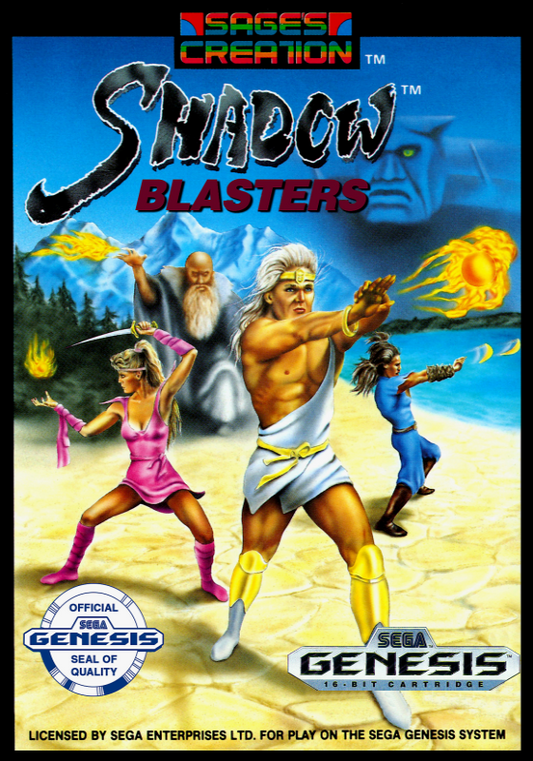 Shadow Blasters (Usa) Genesis Print Poster