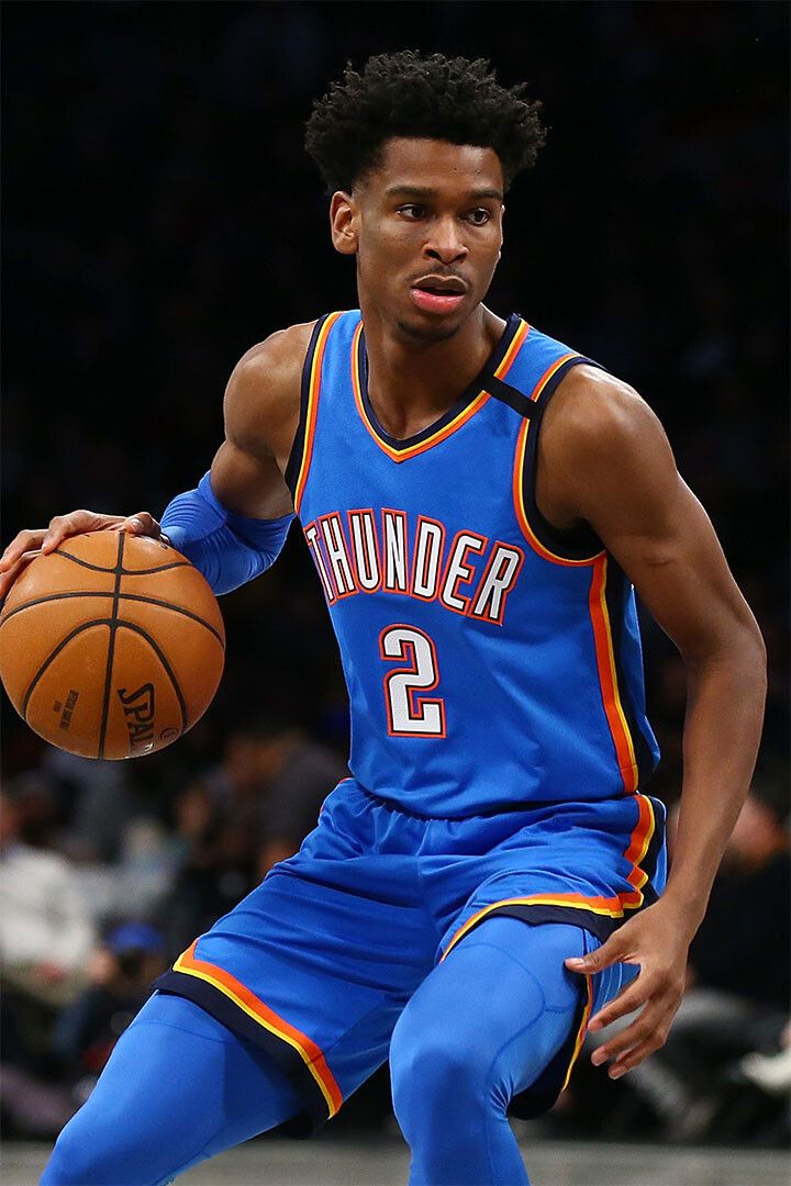 Shai Gilgeousalexander Oklahoma City Thunder Basketball Jigsaw Puzzle