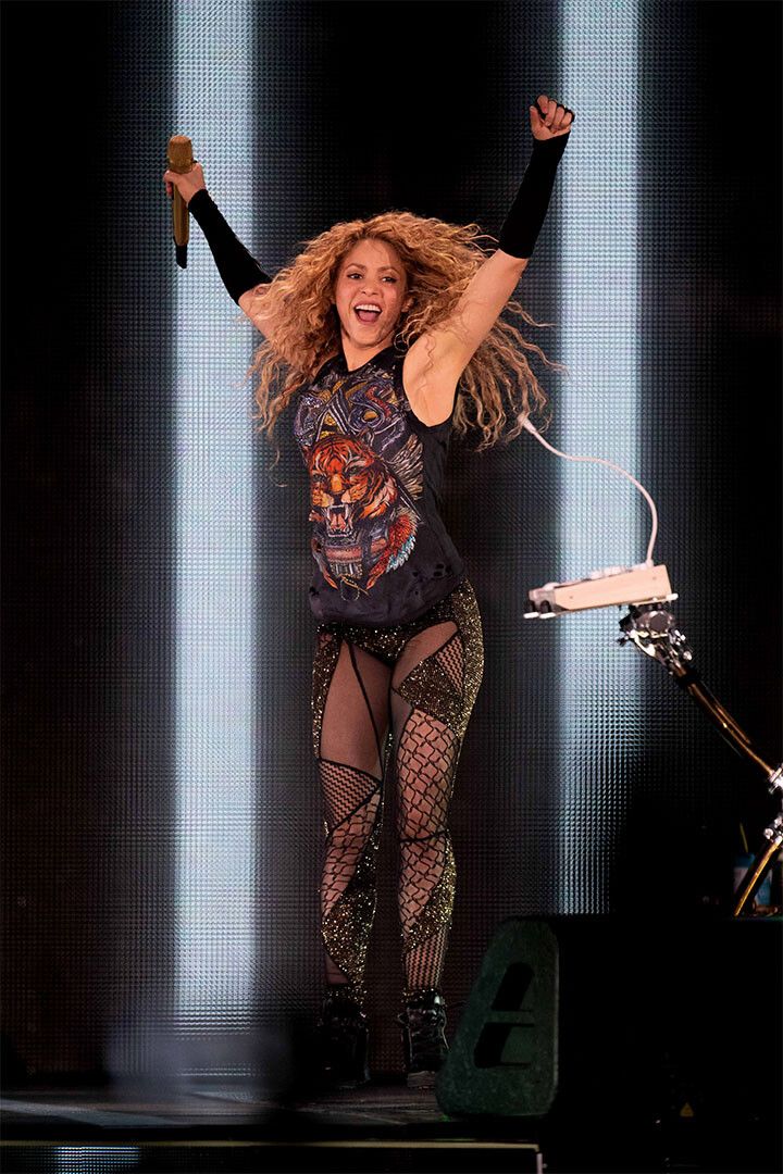 Shakira In Concert Hot Musician Singer Print Jigsaw Puzzle