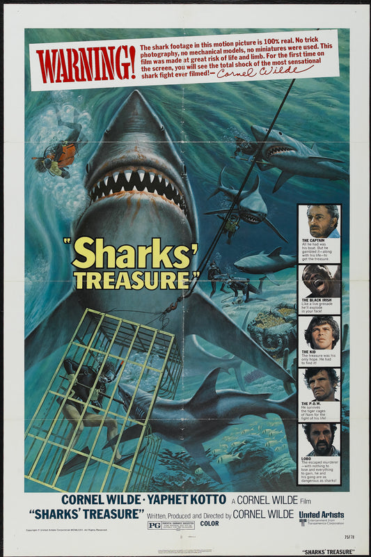 Sharks Treasure 01 Movie Magnet