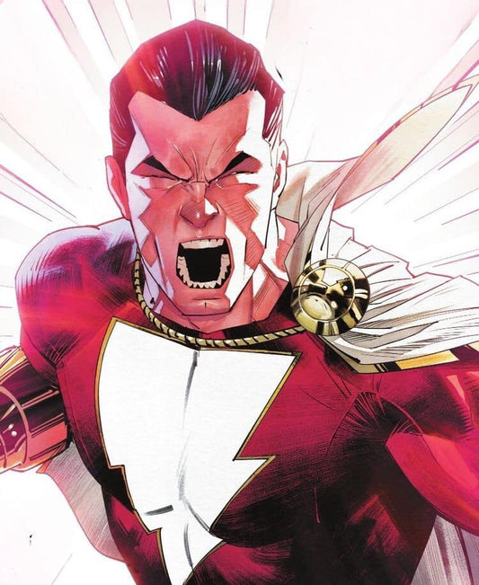 Shazam Action Portrait Print Poster