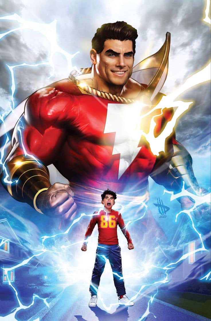 Shazam Superhero Boy Thunder Print Poster