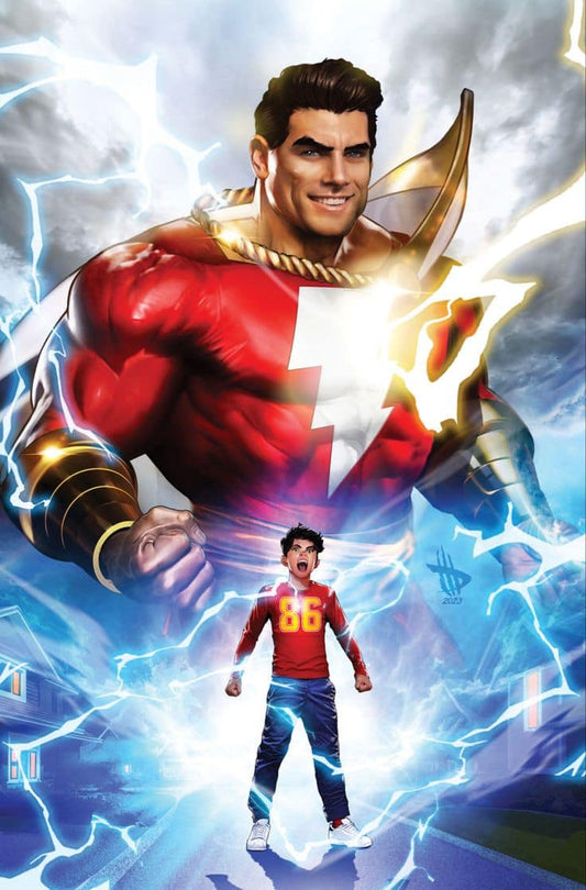 Shazam Superhero Boy Thunder Print Poster