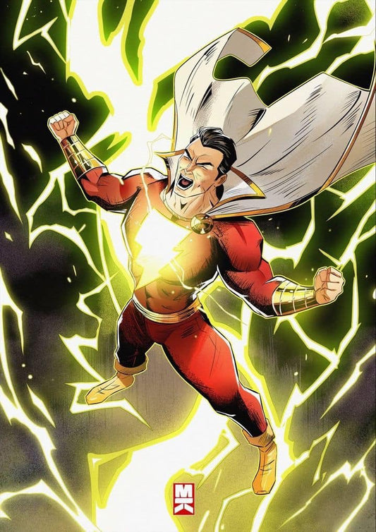 Shazam Superhero Transformation Print Poster