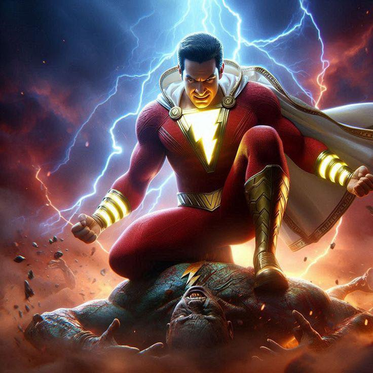 Shazam Lightning Power 01 Print Poster