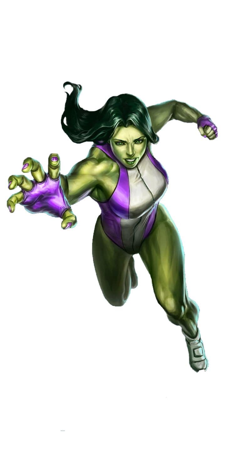 She Hulk Action Pose Print Poster