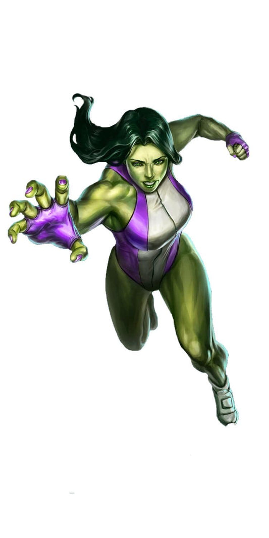 She Hulk Action Pose Print Poster