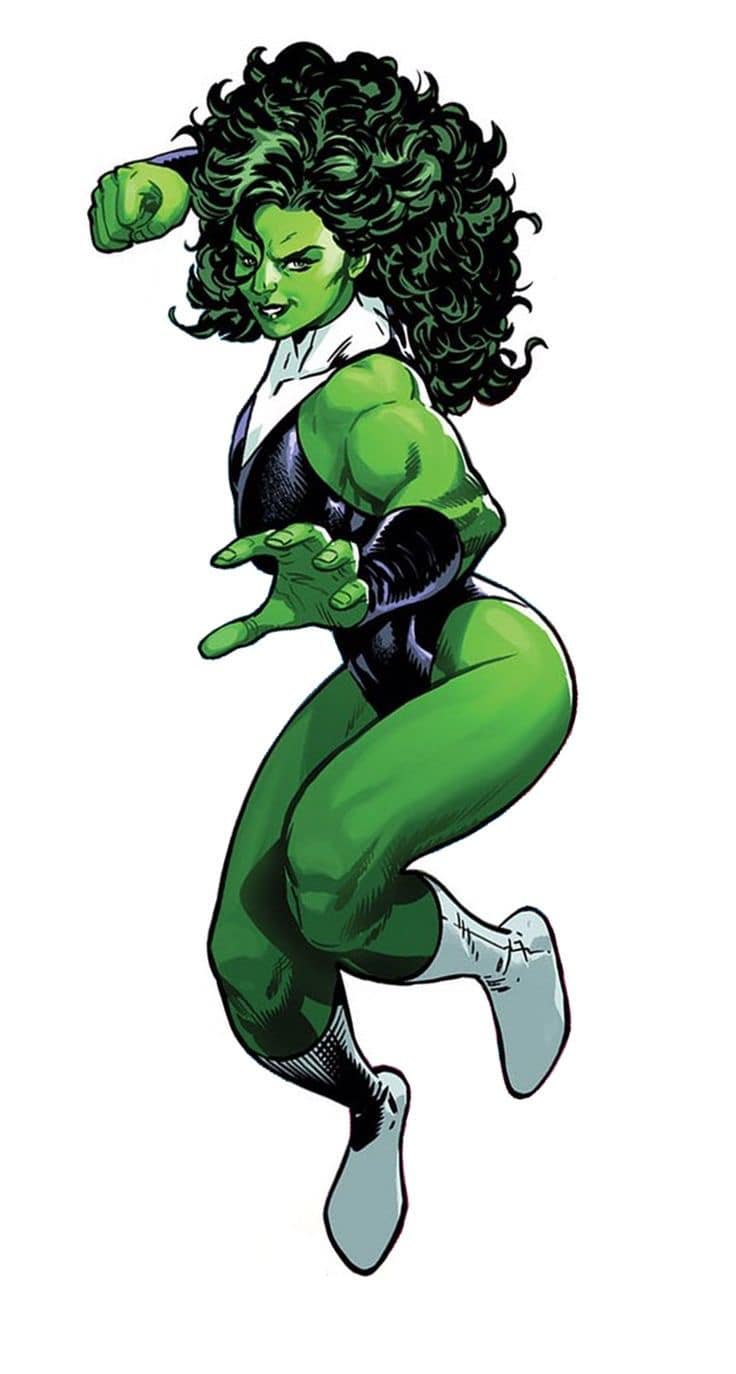 She Hulk Action Pose (2) Print Poster