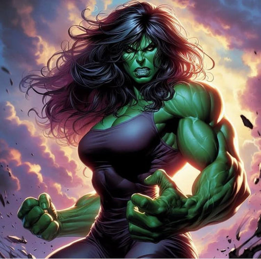 She Hulk Heroic Pose Print Poster