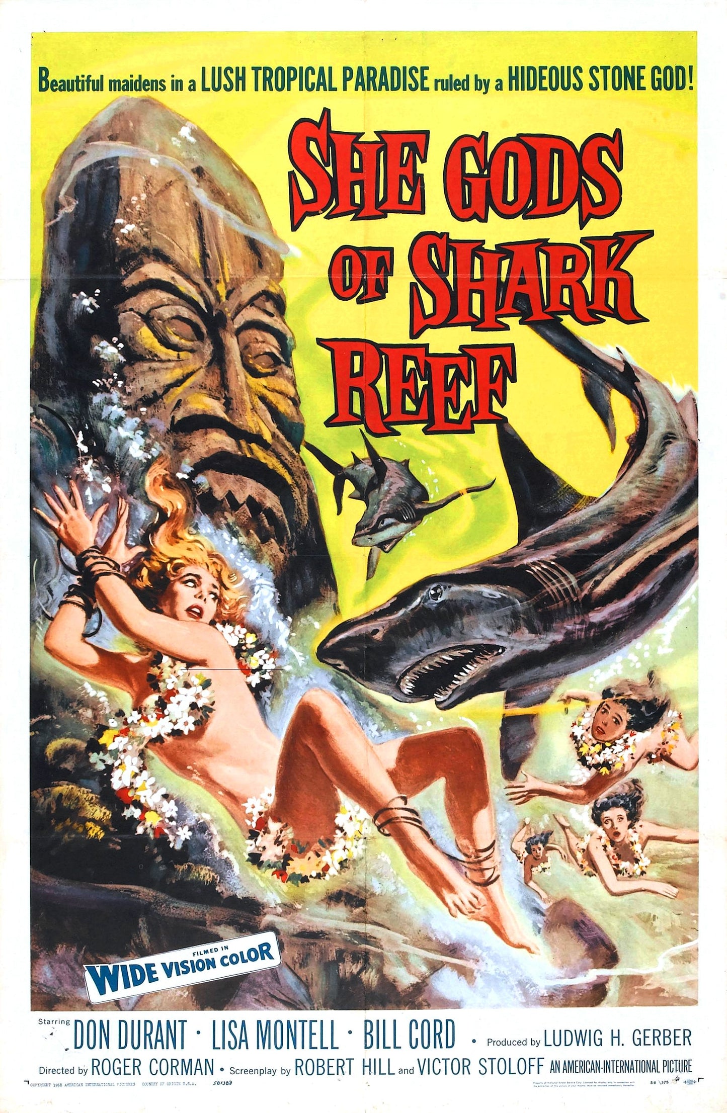 She Gods Of Shark Reef 01 Movie Magnet