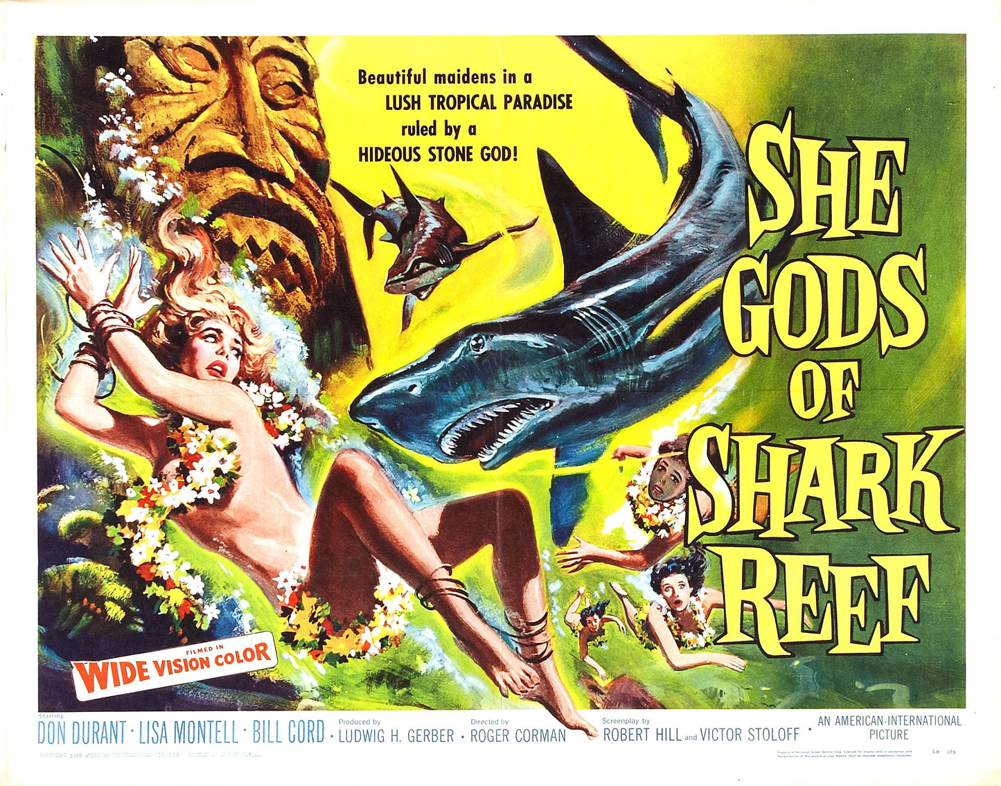 She Gods Of Shark Reef 02 Movie Magnet