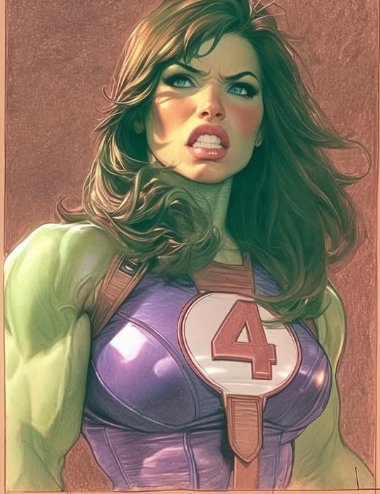 She Hulk Fantastic Four 124 Print Poster