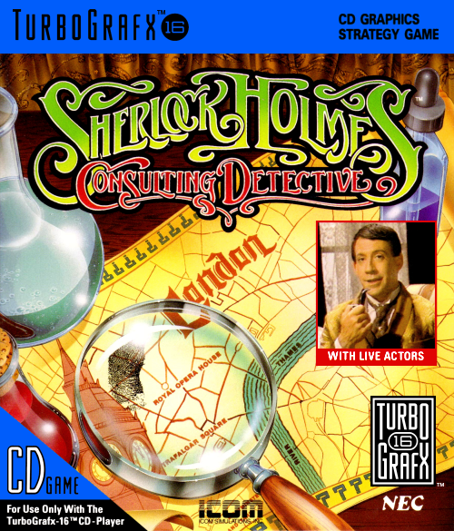 Sherlock Holmes Consulting Detective (Cd) Turbografx 16 Print Poster
