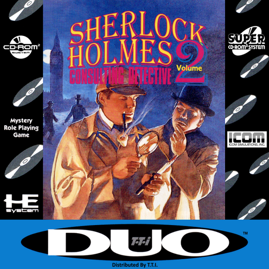 Sherlock Holmes Consulting Detective Volume 2 (Cd) Turbografx 16 Print Poster