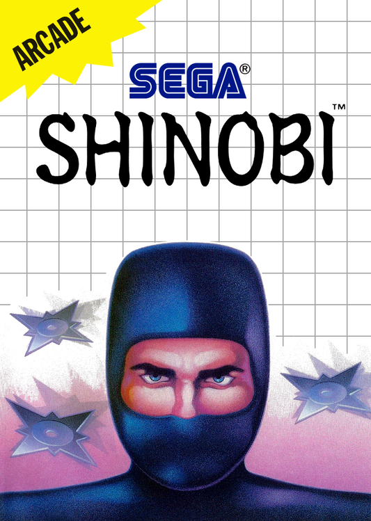 Shinobi Sega Master System Print Poster