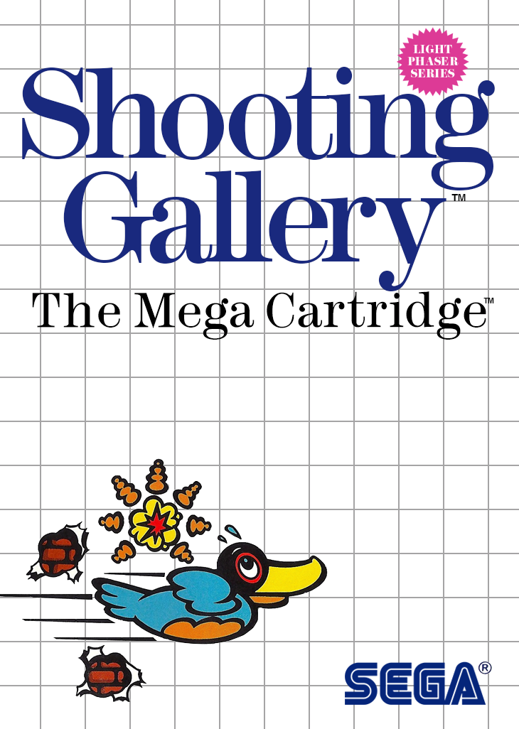 Shooting Gallery Sega Master System Print Poster