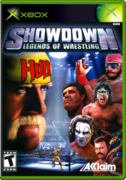 Showdown Legends Of Wrestling Xbox Print Poster