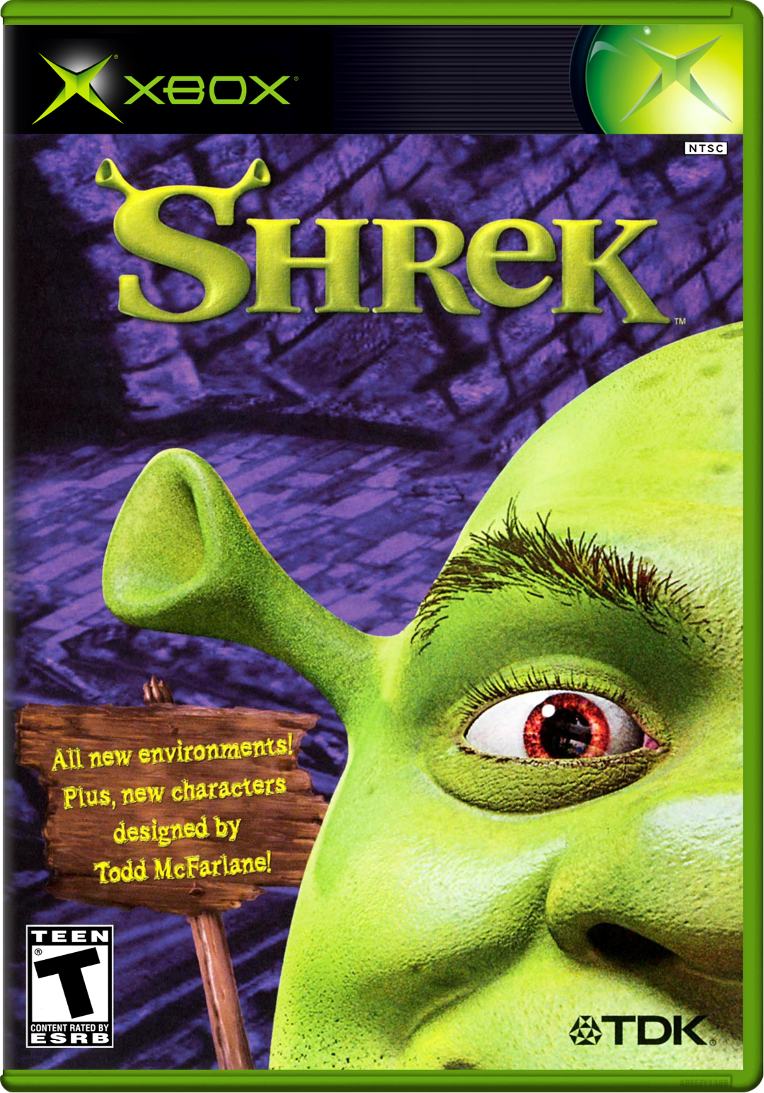 Shrek Xbox Print Poster