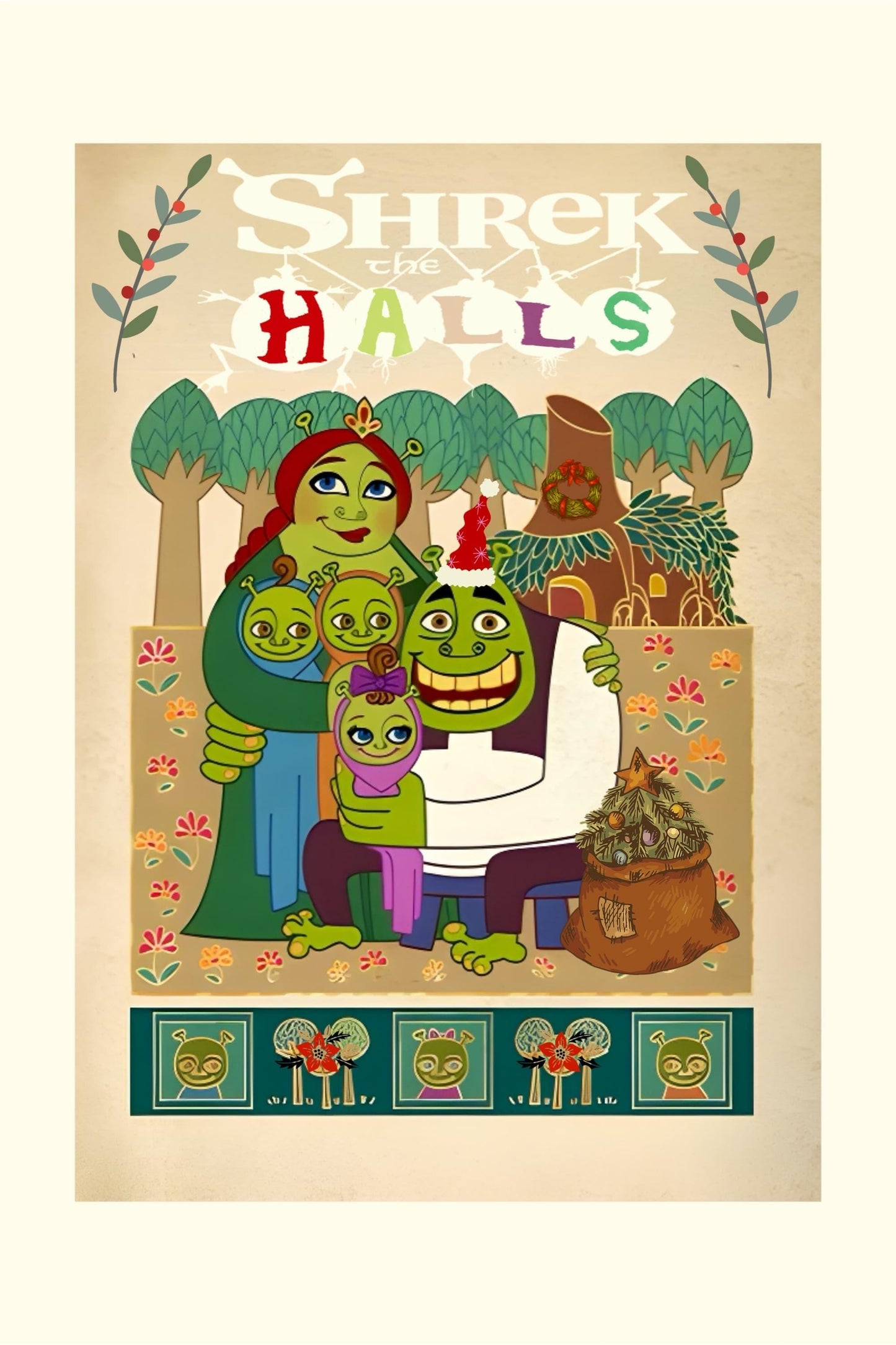 Shrek The Halls (2007) Movie Magnet