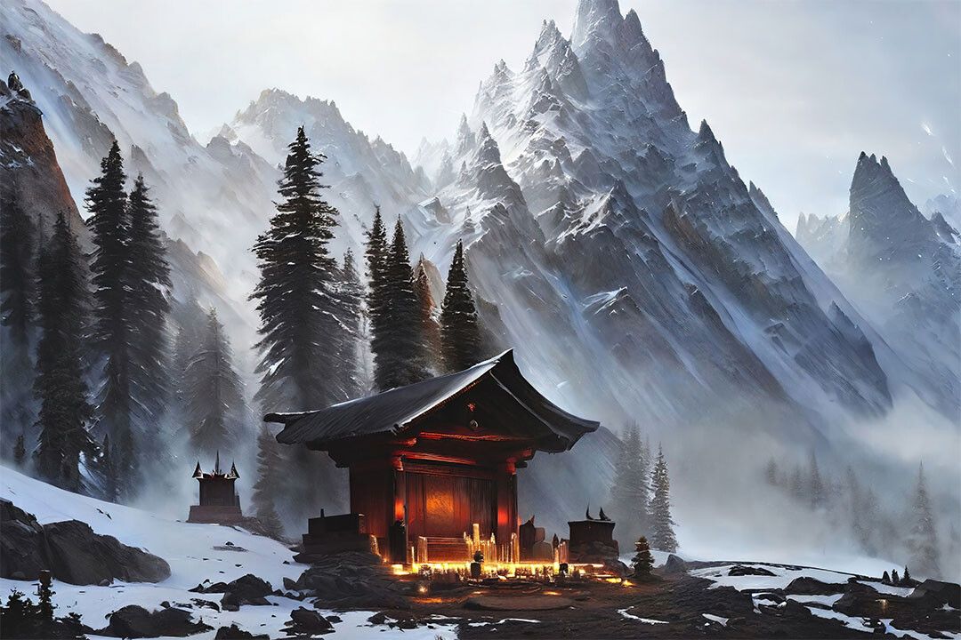 Shrine Mountain Colorado Mountain Peak Landscape Jigsaw Puzzle