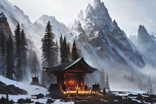 Shrine Mountain Colorado Mountain Peak Landscape Jigsaw Puzzle