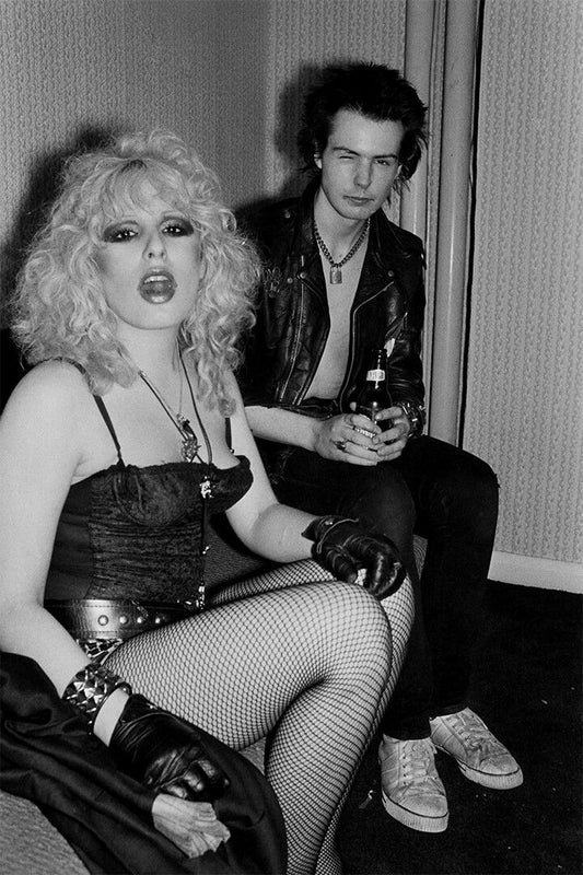Sid Vicious And Girlfriend Nancy Spungen Jigsaw Puzzle