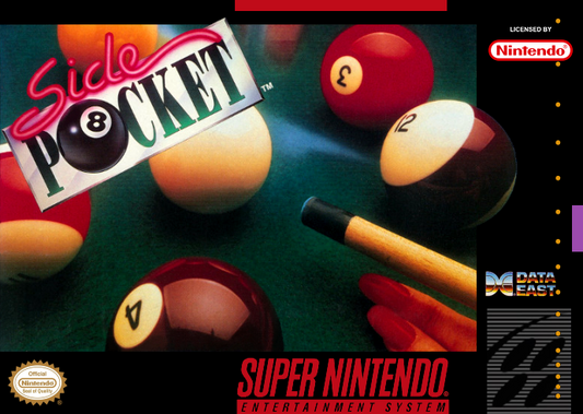 Side Pocket (Usa) Snes Print Poster