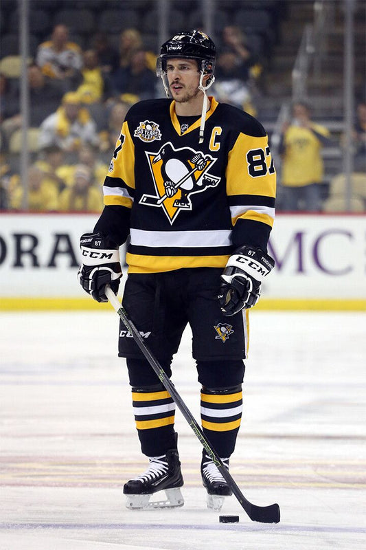 Sidney Crosby Celebrity Ice Hockey Style Match Jigsaw Puzzle