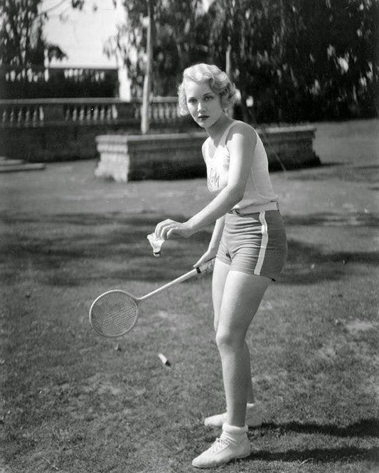Silent Actress Leila Hyams Tennis Time Classic Movie Film Magnet Magnet