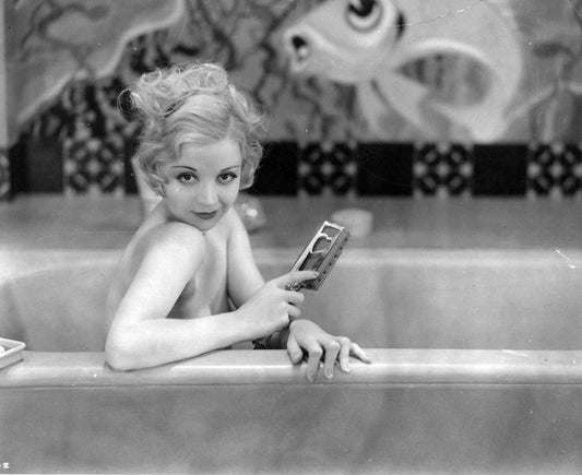 Silent Film Actress Alice White In Bath Tub Publicity Picture Magnet