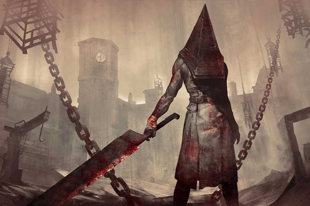 Silent Hill Dark Evil Head Homecoming Game Jigsaw Puzzle