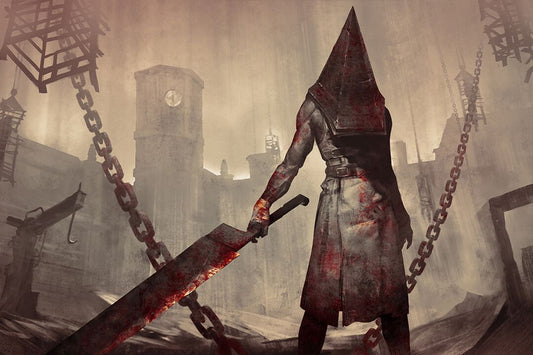 Silent Hill Dark Evil Head Homecoming Game Jigsaw Puzzle