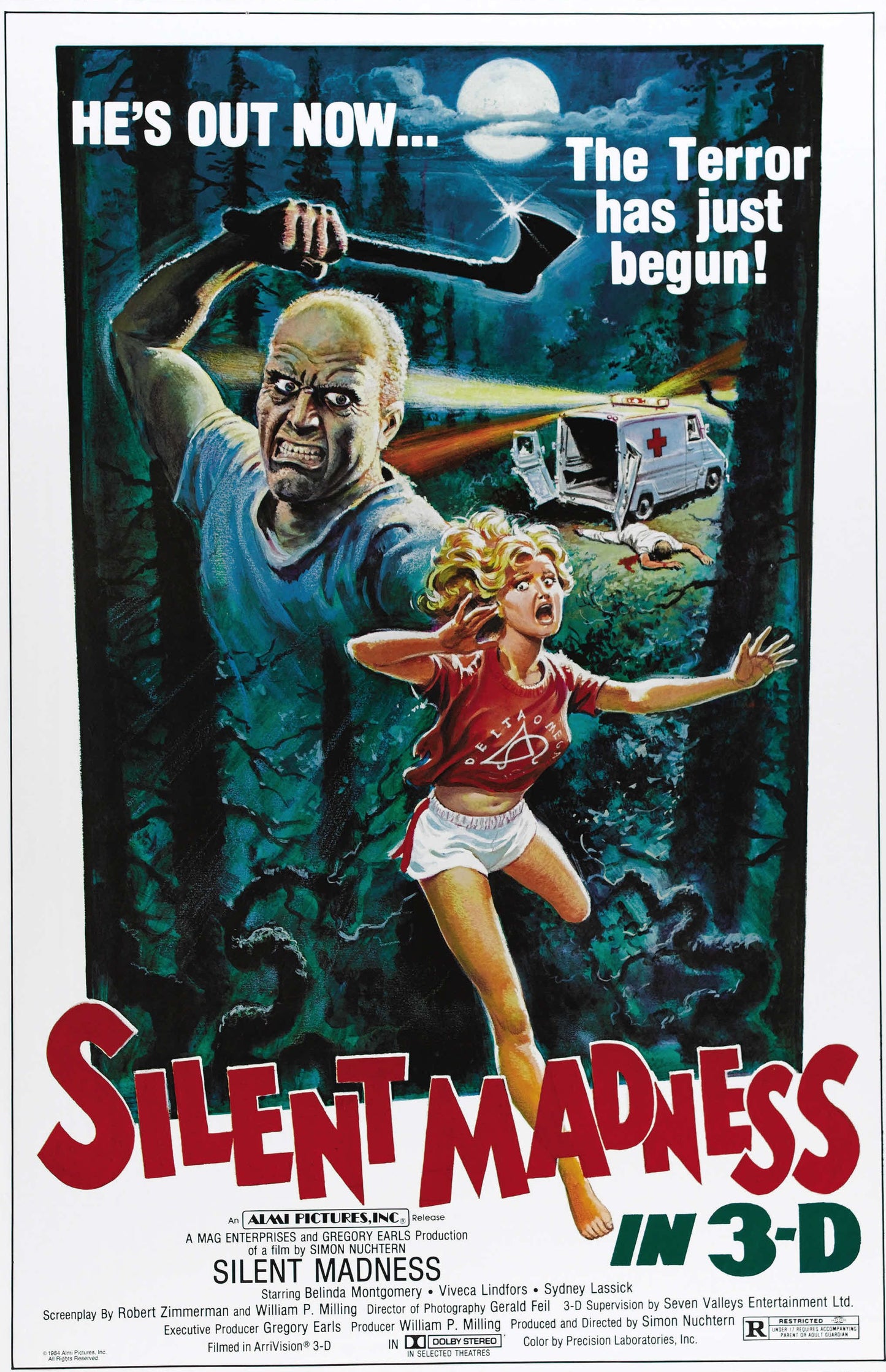 Silent Madness 01 Movie Keychain