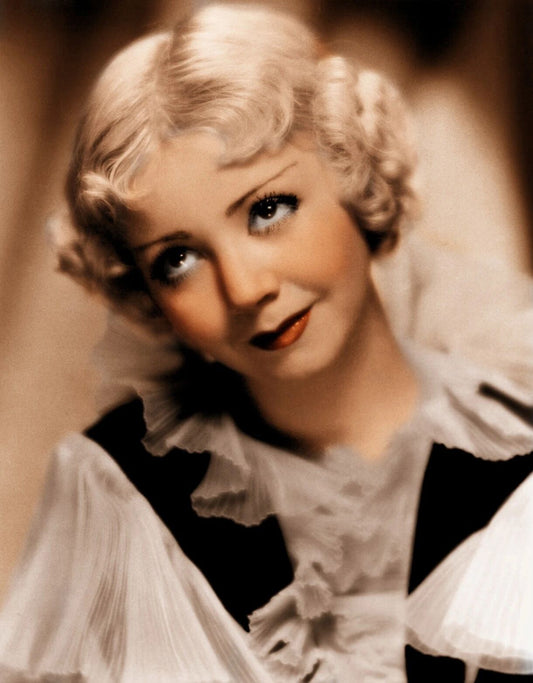 Silent Movie Actress Alice White Pin Up Colorized Picture Keychain