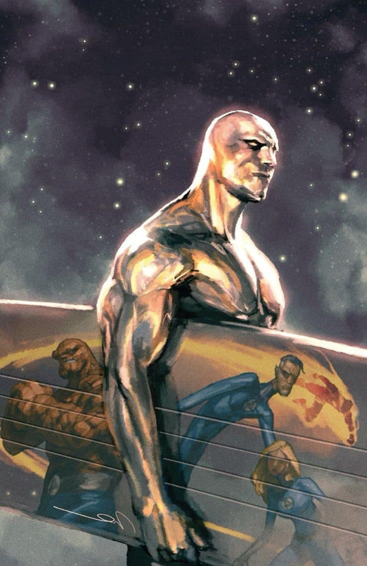 Silver Surfer Fantastic Four Art Print Poster
