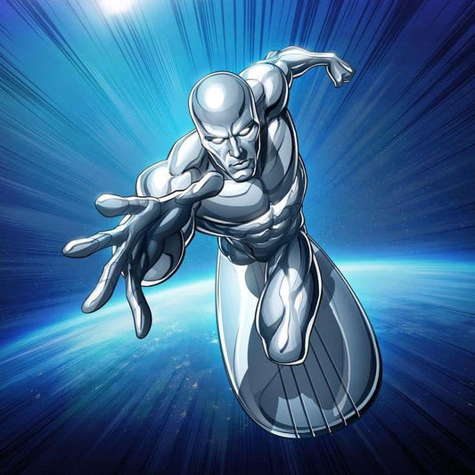 Silver Surfer Space Escape Print Poster