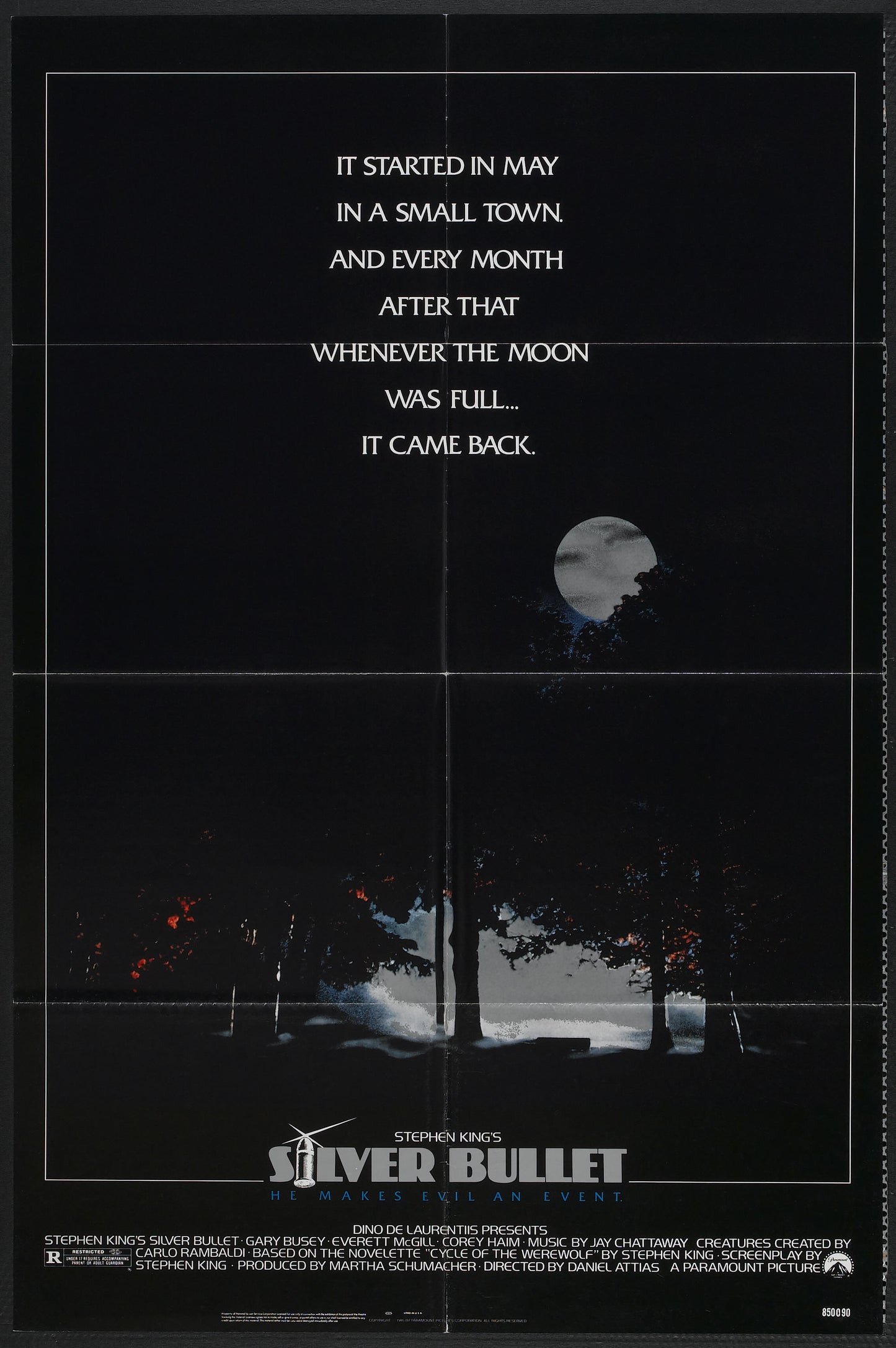Silver Bullet 01 Movie Magnet