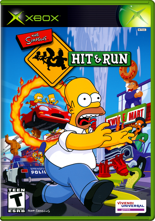Simpsons, The Hit & Run (Usa, Japan) Xbox Print Poster