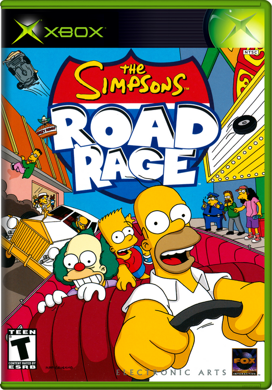 Simpsons, The Road Rage Xbox Print Poster