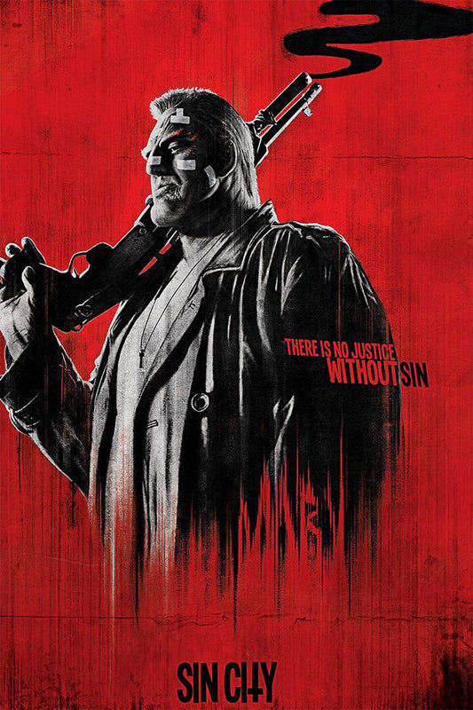 Sin City Marv American Noir Crime 2005 Movie Decor Wall Art Jigsaw Puzzle