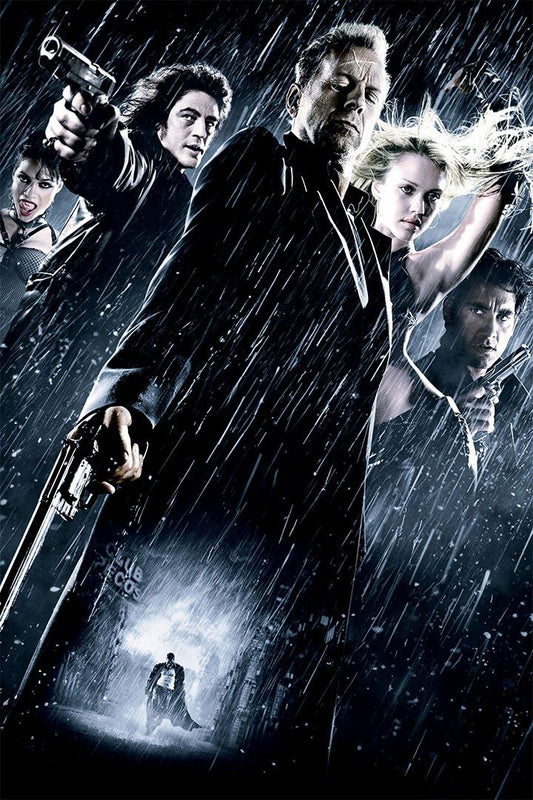Sin City Movie Crime Thriller Action Bruce Willis Wall Home Decor Jigsaw Puzzle