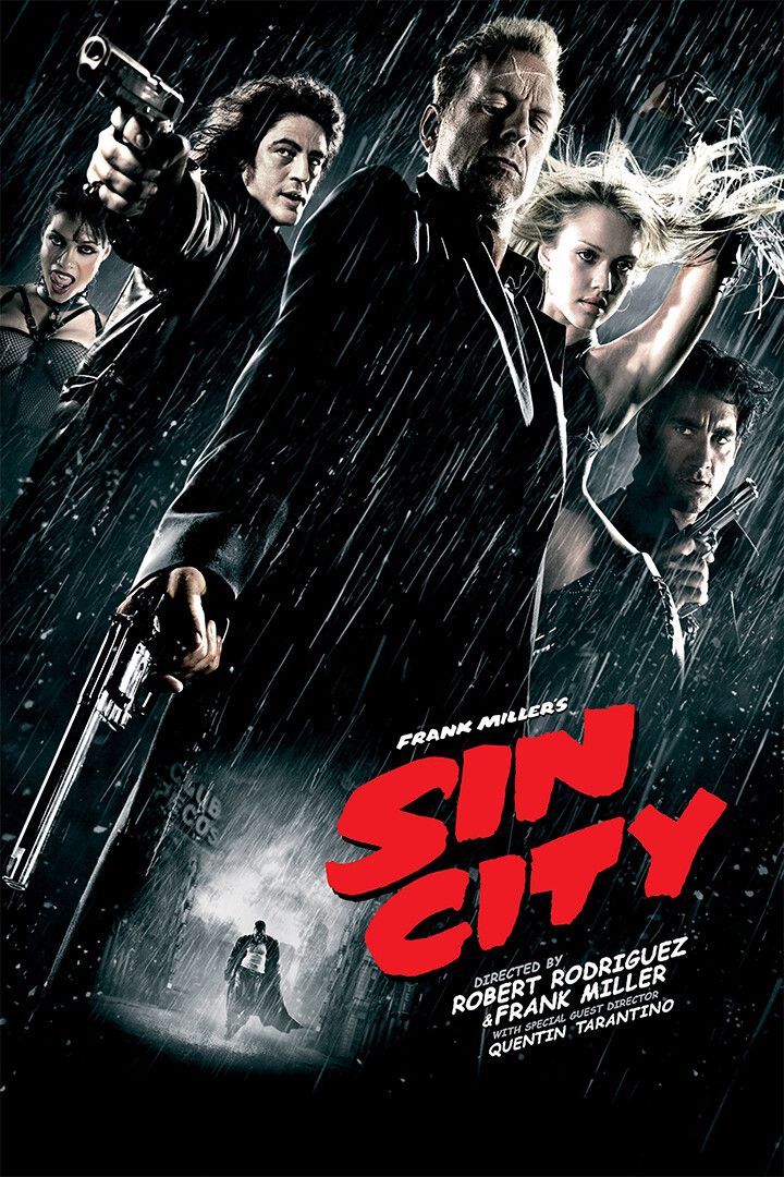Sin City Noir Crime Film 2005 Decor Wall Art Jigsaw Puzzle