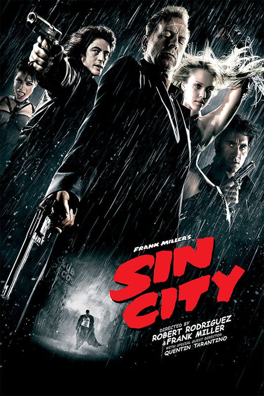 Sin City Noir Crime Film 2005 Decor Wall Art Jigsaw Puzzle