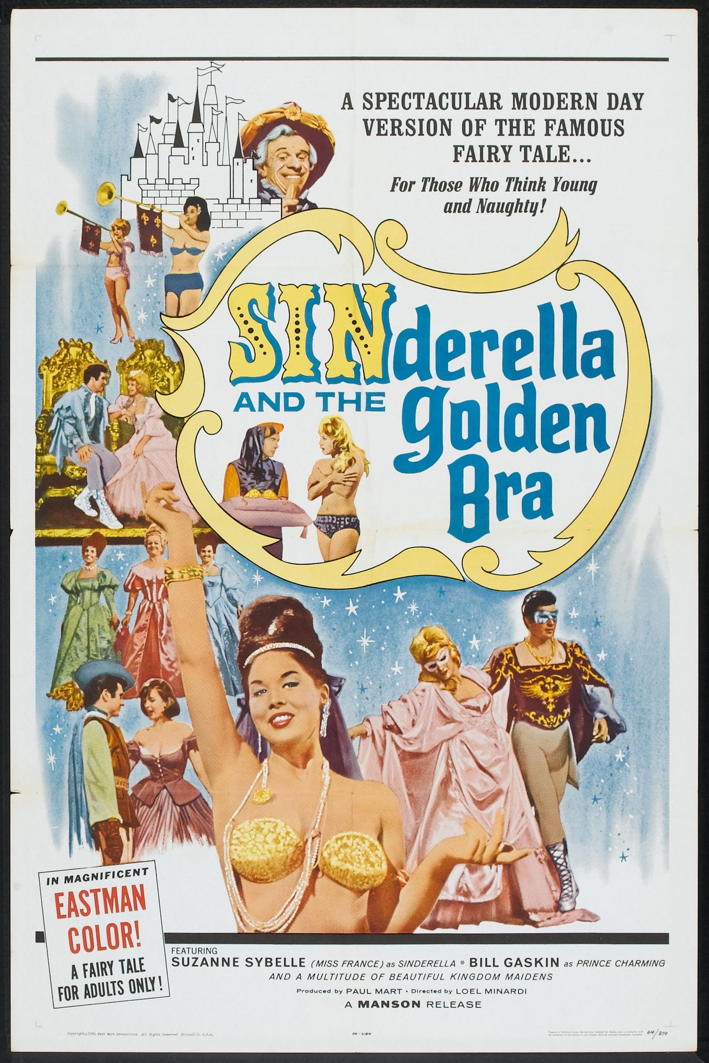 Sinderella And Golden Bra 01 Movie Magnet