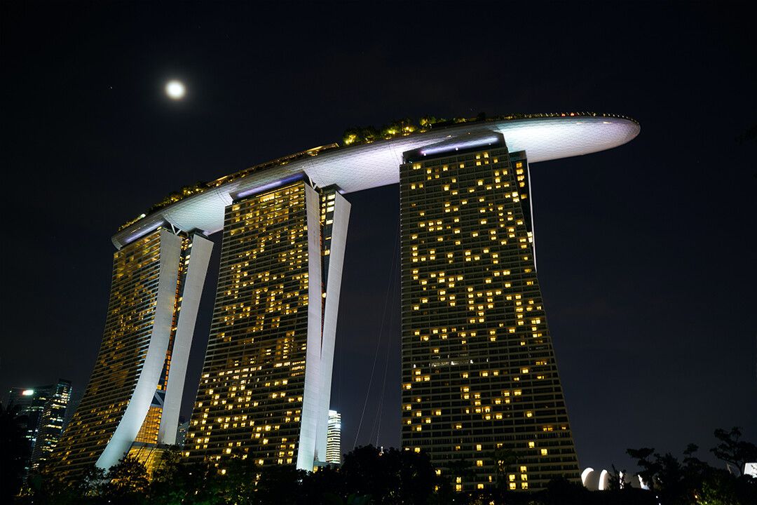 Singapore Deluxe Hotel Marina Bay Sands Art Wall Decor Jigsaw Puzzle
