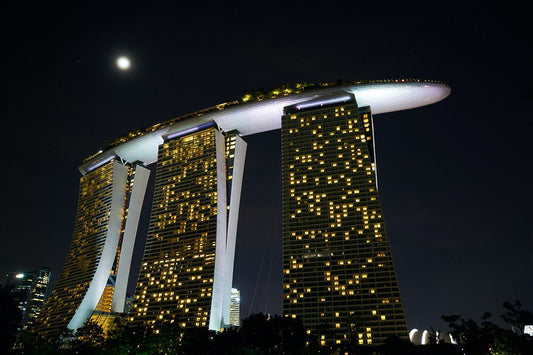 Singapore Deluxe Hotel Marina Bay Sands Art Wall Decor Jigsaw Puzzle