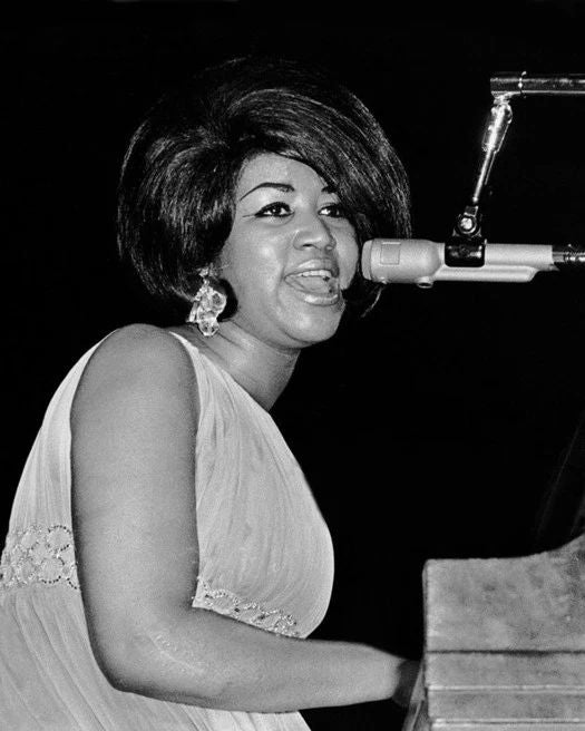 Singer Aretha Franklin Glossy Magnet Music Print Queen Of Soul Magnet