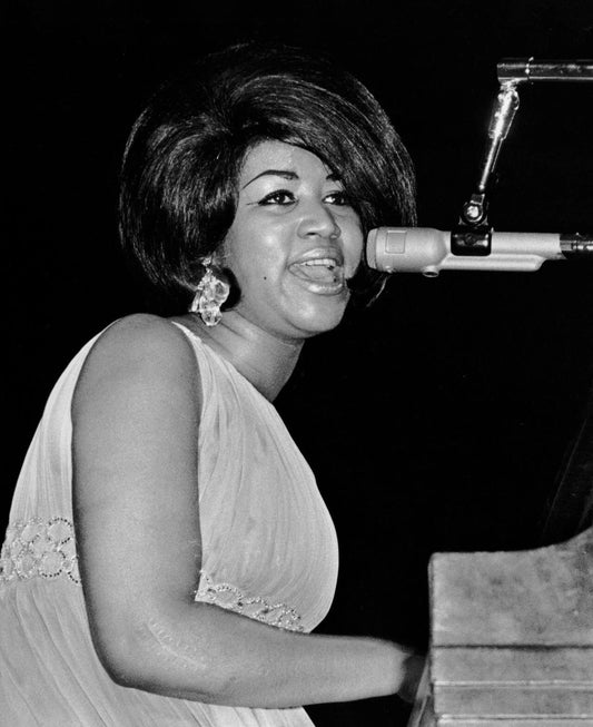 Singer Aretha Franklin Queen Of Soul Classic Picture Keychain Keychain Print