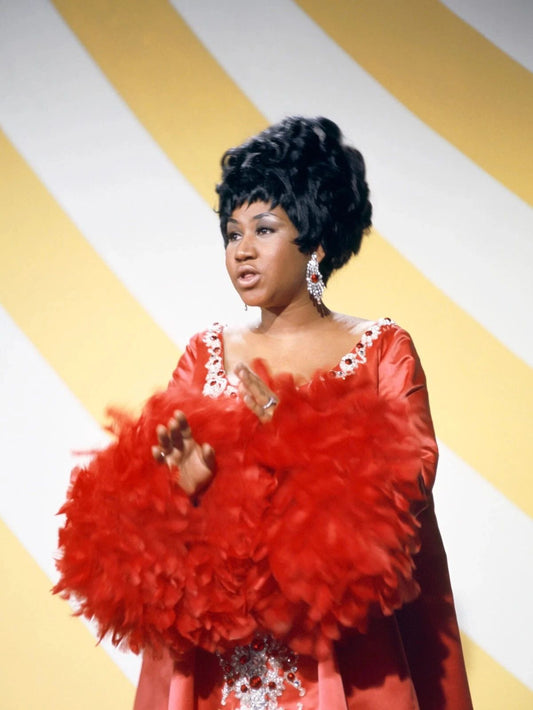 Singer Aretha Franklin Queen Of Soul Promo Picture Keychain Keychain Print